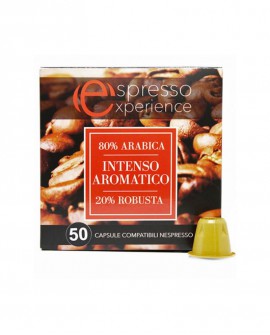 Capsule clone Nespresso - Miscela Standard - Intenso Aromatico - Confezione da 50 pezzi - Caffè Poli
