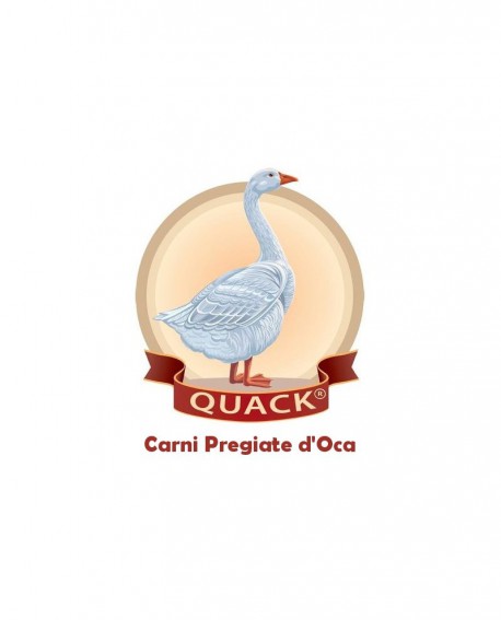 Gran Creolo - 400g - salame puro d’oca con tartufo nero e cioccolato 100% fondente - Quack Italia