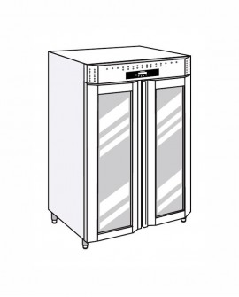 Armadio frigorifero Stagionatore 1500 VIP Salumi - STG ALL 1500 VIP S LCD - Refrigerazione - Everlasting