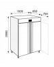 Armadio frigorifero Stagionatore 1500 INOX Salumi - STG ALL 1500 INOX S ADV - Refrigerazione - Everlasting