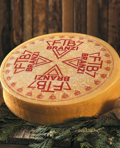 Branzi formaggio tipico val brembana 11Kg stagionatura 90gg - Gildo Formaggi